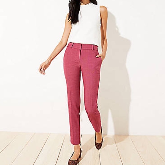 LOFT Pants - Loft pink Marisa pant